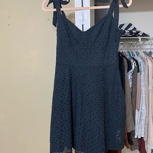 Nasty Gal black plunge dress